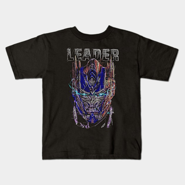 scribble of the leader Kids T-Shirt by rollout578